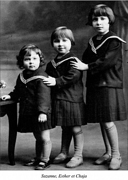 22 November 1928 | A French Jewish girl, Suzanne Plotek, was born in Paris (left in the picture with her sisters Esther & Chaja).    She arrived at #Auschwitz on 19 August 1942 in a transport of 997 Jews deported from Drancy. She was among 897 of them murdered in gas chambers.